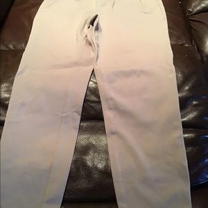 Tan slim fitting pants